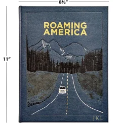 Leather Bound Personalized Roaming America Book