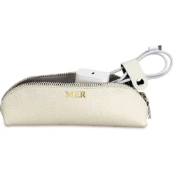 Leather Cord Case Personalized Pouch
