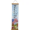 LED Patriotic Welcome Door Banner