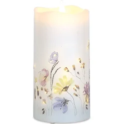 LED Wildflowers Candle
