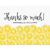 Lemons Personalized Thank You Cards