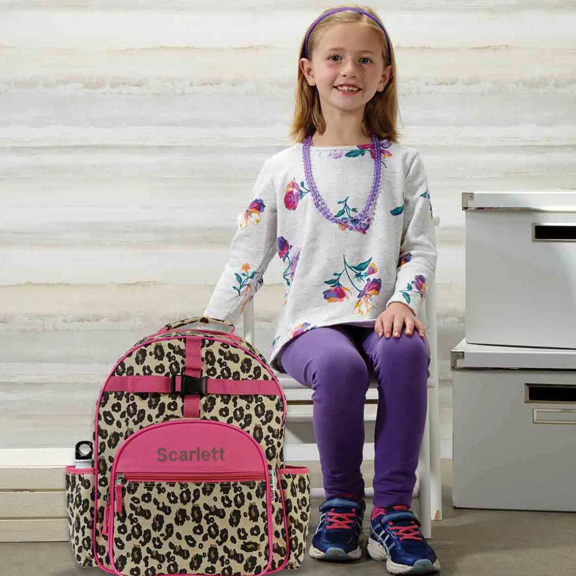 Leopard Spots Personalized Backpack