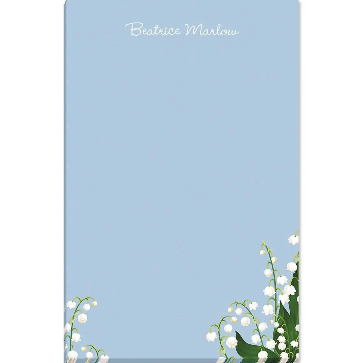 Lily of the Valley Personalized Notepads