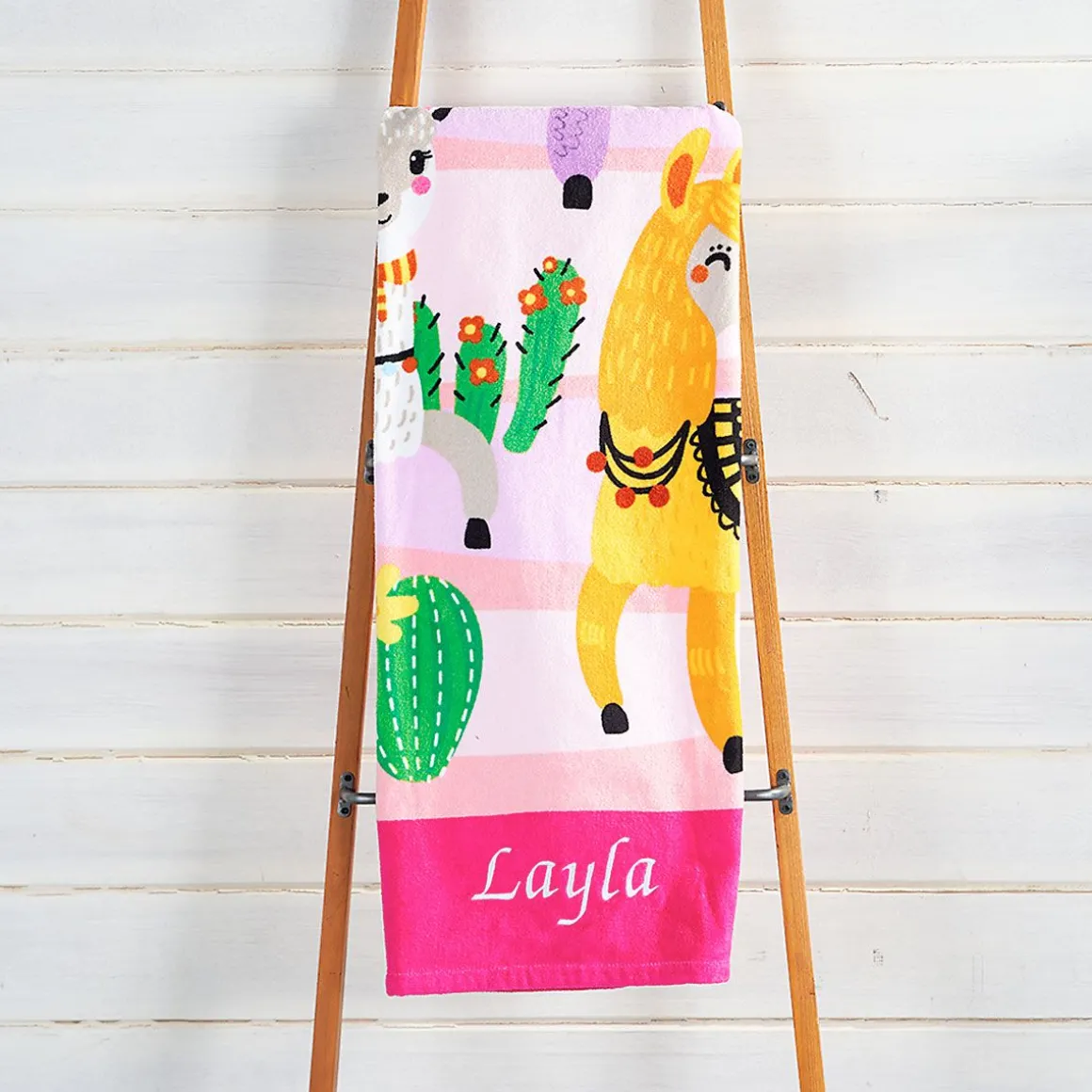 Llama Personalized Towel