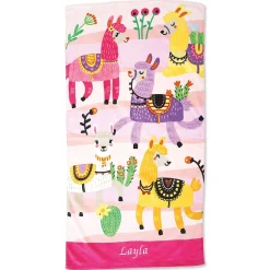 Llama Personalized Towel