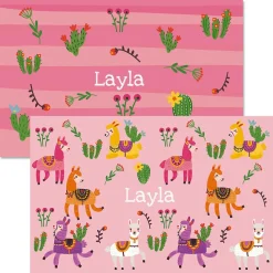 Llamas Personalized Kids' Placemat