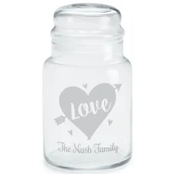 Love Personalized Treat Jar