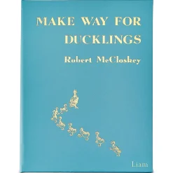 Make Way for Ducklings Personalized Leather Bound Book