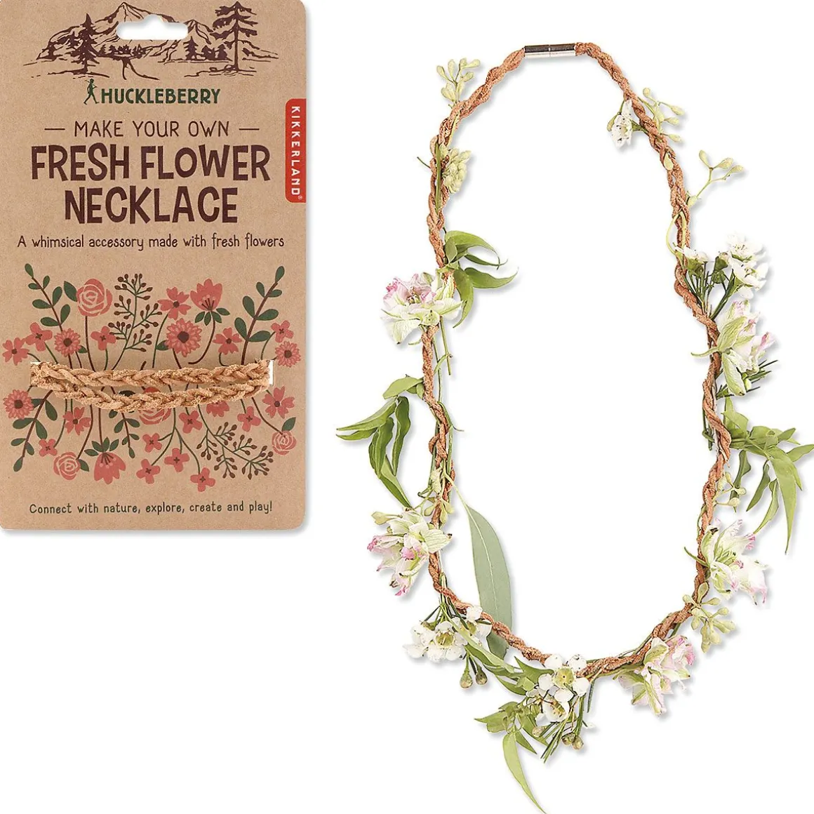 Make Your Own Fresh Flower Necklace