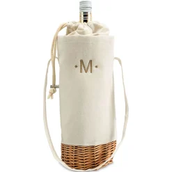 Malbec Insulated Personalized Wine Bottle Basket