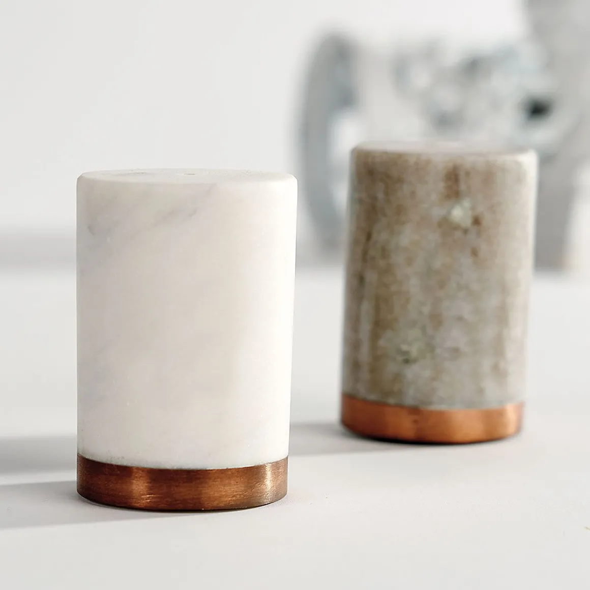 Marble Salt & Pepper Shakers