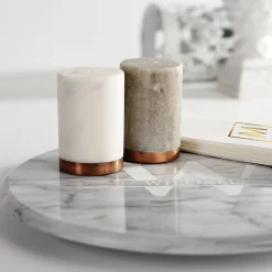 Marble Salt & Pepper Shakers