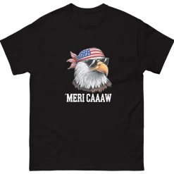 Mericaaaw Black Adult T-Shirt