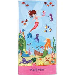 Mermaid Personalized Towel