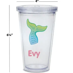 Mermaid Tail Personalized Beverage Cup