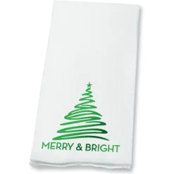 Merry & Bright Foil Disposable Hand Towels
