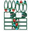Merry Dinosaurs Gift Wrap To/From Labels