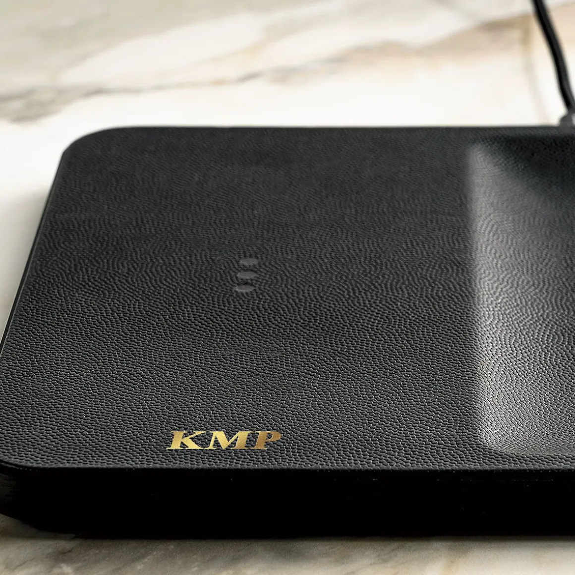 Monogrammed Courant Charging Tray