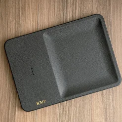 Monogrammed Courant Charging Tray