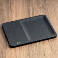 Monogrammed Courant Charging Tray