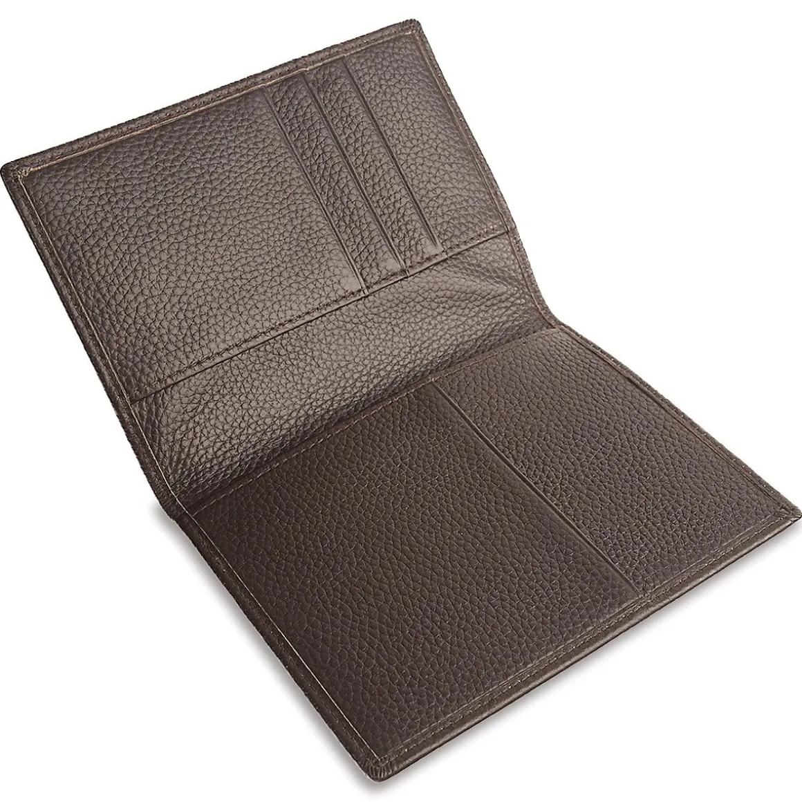Monogrammed Genuine Leather Passport Holder
