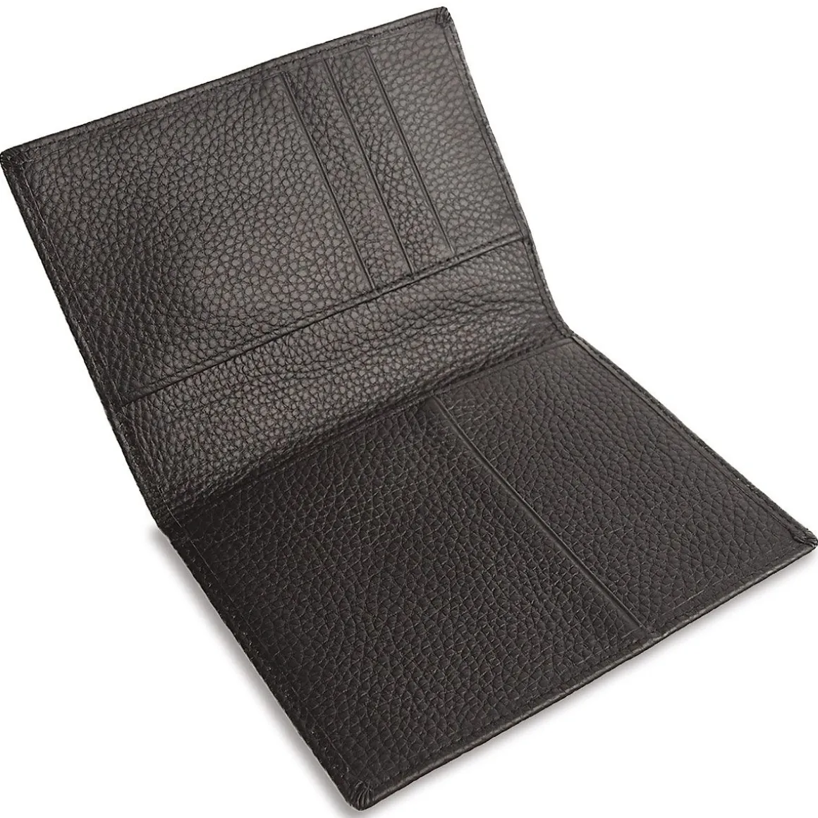Monogrammed Genuine Leather Passport Holder