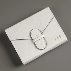 Monogrammed Rowan Travel Bridge Card Set