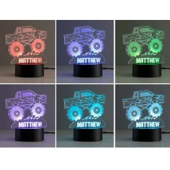 Monster Truck LED Acrylic Nightlight