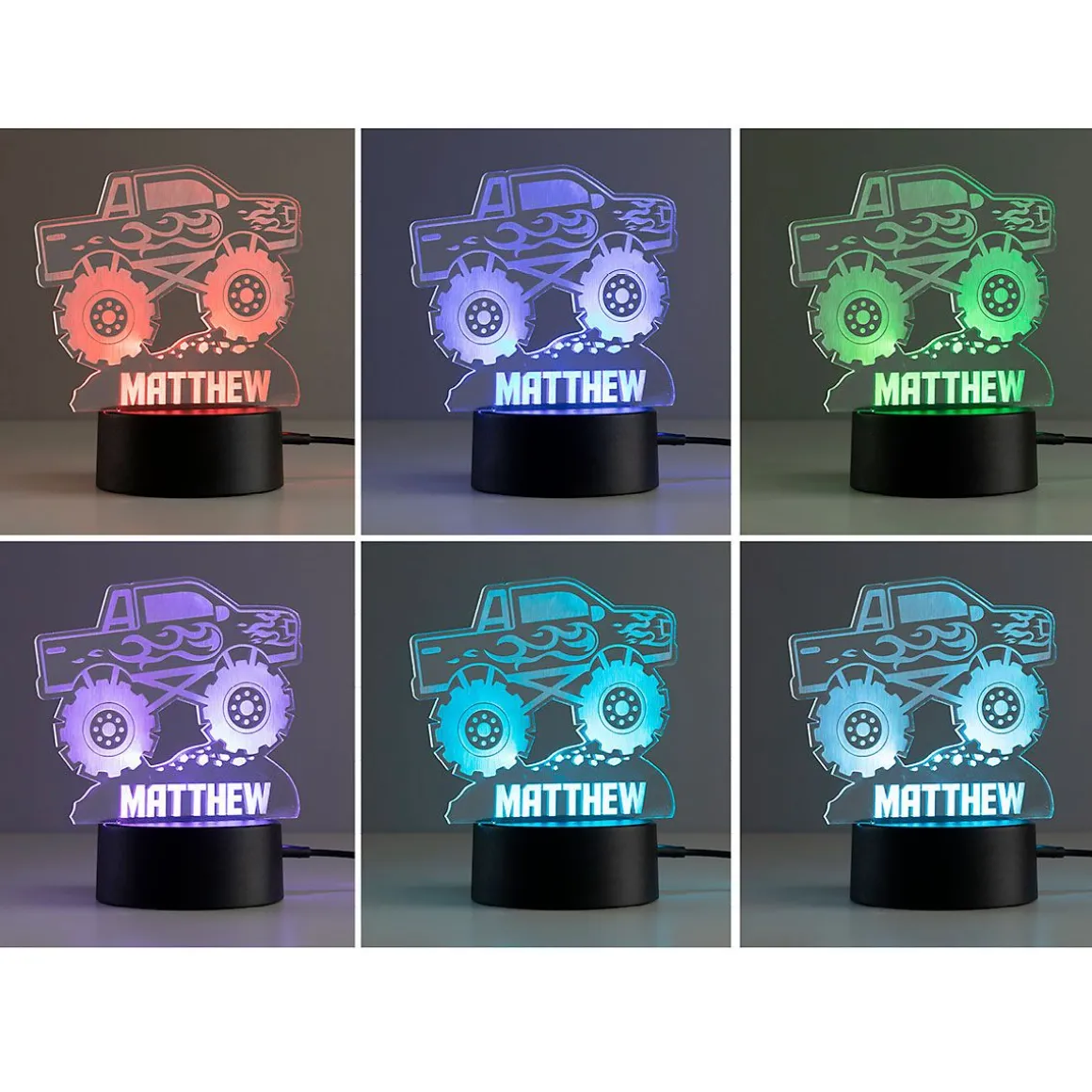 Monster Truck LED Acrylic Nightlight