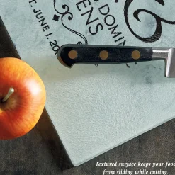 Mr. & Mrs. Personalized Glass Cutting Board