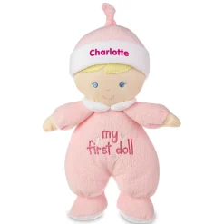 My First Blond Hair Personalized Baby Doll