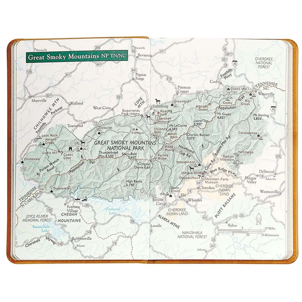 National Parks Personalized Leather-Bound Book