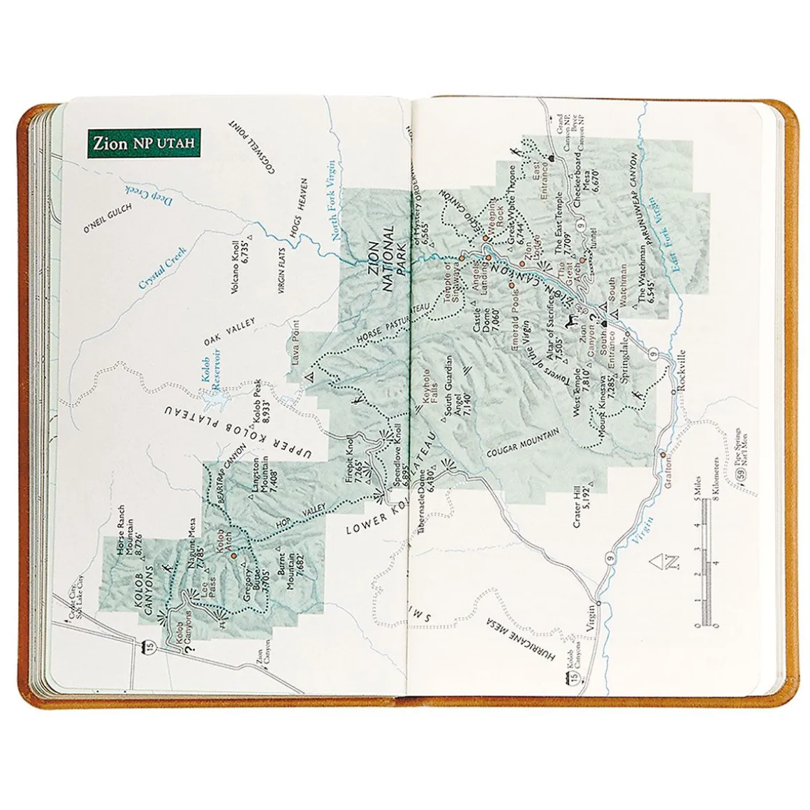 National Parks Personalized Leather-Bound Book