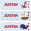 Nautical Name Personalized Stickers