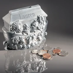 Noah's Ark Personalized Bank