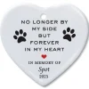 No Longer By My Side Pet Memorial Christmas Personalized Ornament