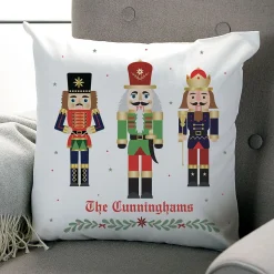 Nutcracker Holiday Personalized Pillow