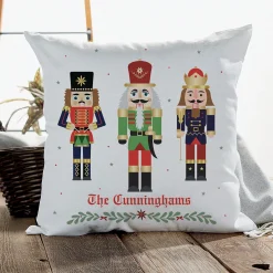 Nutcracker Holiday Personalized Pillow