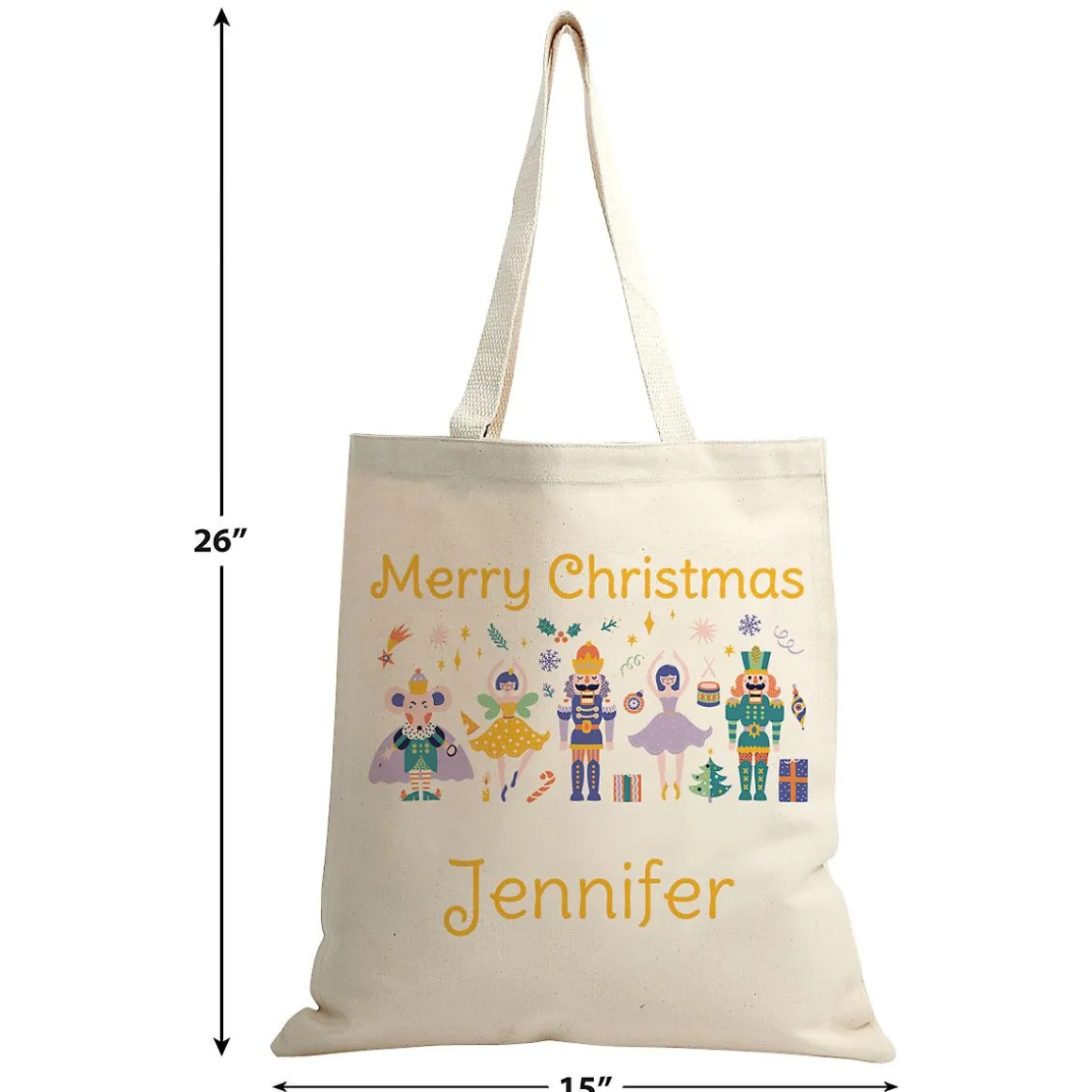 Nutcracker Personalized Canvas Tote