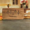Ornaments Personalized Paddle Cutting Board