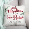 Our New Home Christmas Personalized Pillow