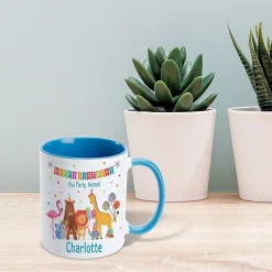 Party Animals Personalized Birthday Mug
