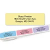 Pastel Rainbow Standard Rolled Return Address Labels