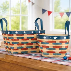Patriotic Colors Baskets