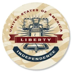 Patriotic Rolled Stickers