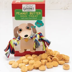 Peanut Butter Dog Treats with Rope Toy