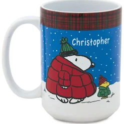 PEANUTS® Puffer Personalized Mug