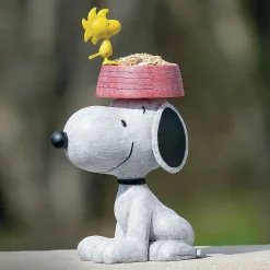 PEANUTS® Snoopy™ & Woodstock Bird Feeder Figurine