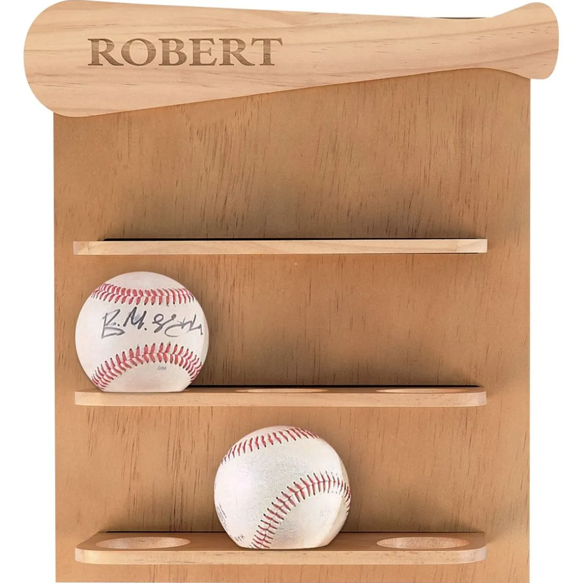 Personalized Baseball Display Shelf