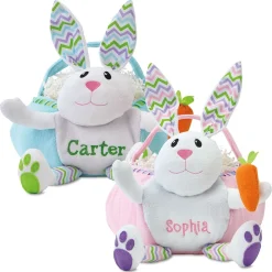 Personalized Bunny Easter Baskets